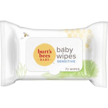BURT'S BEES BABY Baby Wipes With Aloe & Vitamin E - Sensitive, 72 wipes
