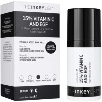 THE INKEY LIST 15% Vitamin C and EGF Brightening Serum, 30ml
