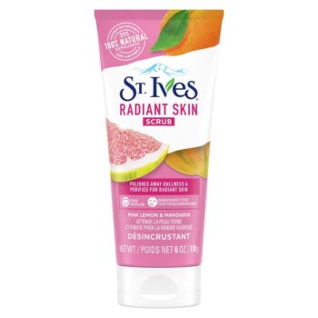 ST. IVES Radiant Skin Pink Lemon & Mandarin Orange Scrub, 170g