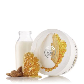 THE BODY SHOP Almond Milk & Honey Soothing & Restoring Body Butter, 6.9 oz