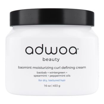 ADWOA BEAUTY Baomint Moisturizing Curl Defining Cream, 453g