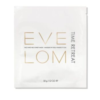 EVE LOM Time Retreat Face & Neck Sheet Mask, 1 Sheet Mask