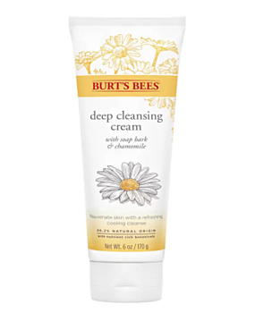 BURT'S BEES Deep Cleansing Cream with Soap Bark & Chamomile, 170g