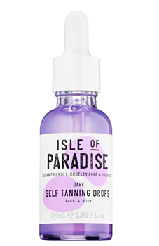 ISLE OF PARADISE Self Tanning Drops- Dark, 30ml