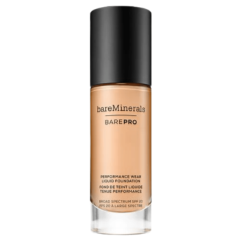 BAREMINERALS BarePRO 24 hour Longwear Liquid Foundation with Mineral SPF 20, Golden Nude 13, 30ml