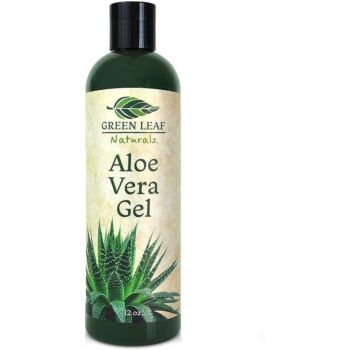 GREEN LEAF NATURALS Aloe Vera Gel Hand-Harvested & Cold-Pressed, 12 fl. oz.