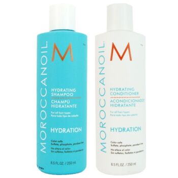 MOROCCANOIL Hydrating Shampoo & Conditioner Set, 250 ml x 2