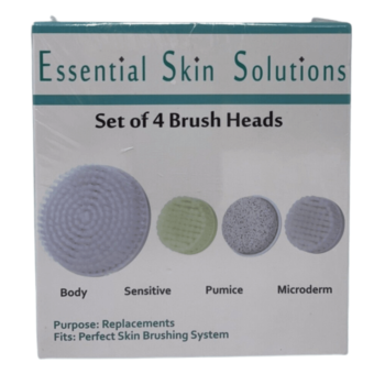 ESSENTIAL SKIN SOLUTIONS Replacement Face Brush Set of 4