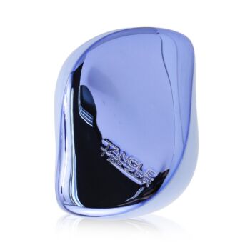 TANGLE TEEZER Compact On-The-Go Detangling Hair Brush - Baby Blue Chrome