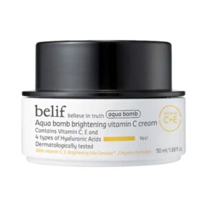 BELIF Aqua Bomb Brightening Vitamin C Cream, 50ml