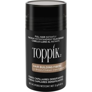 TOPPIK Hair Building Fibers Light Brown, 12g