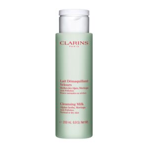 CLARINS Cleansing Milk with Alpine Herb, Moringa, Normal and Dry Skin, 200ml
