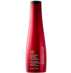 SHU UEMURA Color Lustre Brilliant Glaze Shampoo- For Color Treated Hair, 10 oz