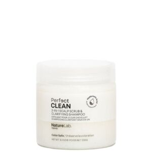 NATURELAB Perfect Clean 2-in-1 Scalp Scrub & Clarifying Shampoo, 230g